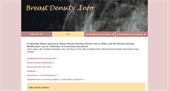 Desktop Screenshot of breastdensity.info